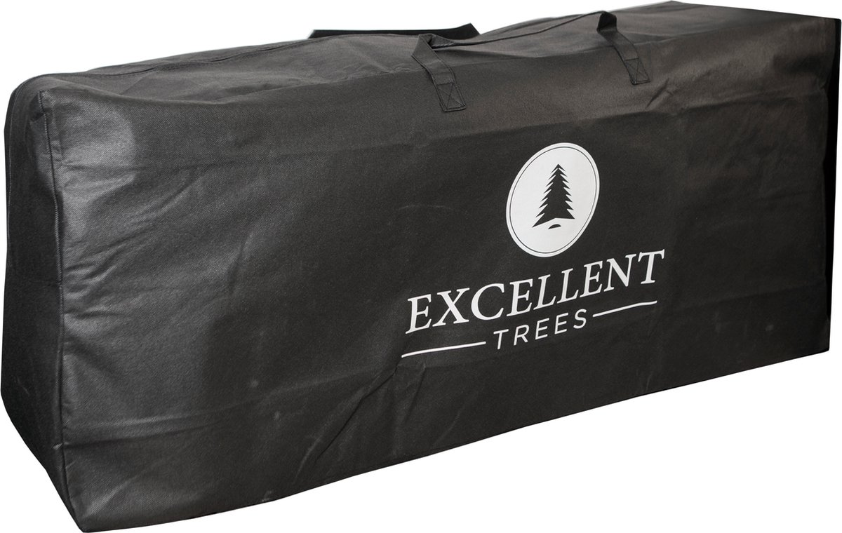 Excellent Trees Stavanger Black 180 cm Zwarte Kerstboom met Verlichting