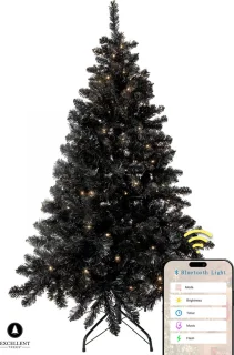 Excellent Trees Stavanger Black 210 cm Zwarte Kerstboom