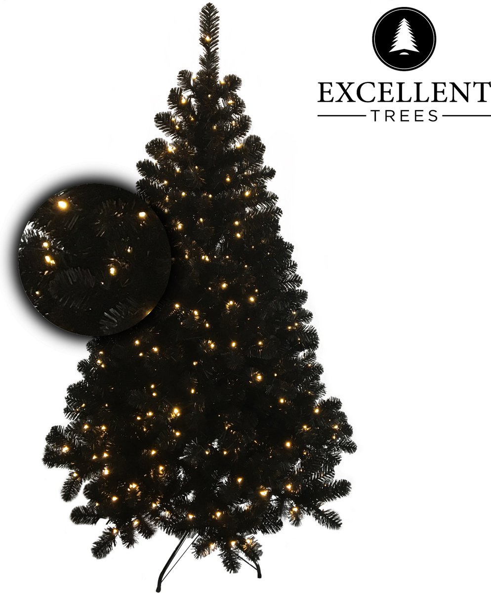 Excellent Trees Stavanger Black 210 cm Zwarte Kerstboom