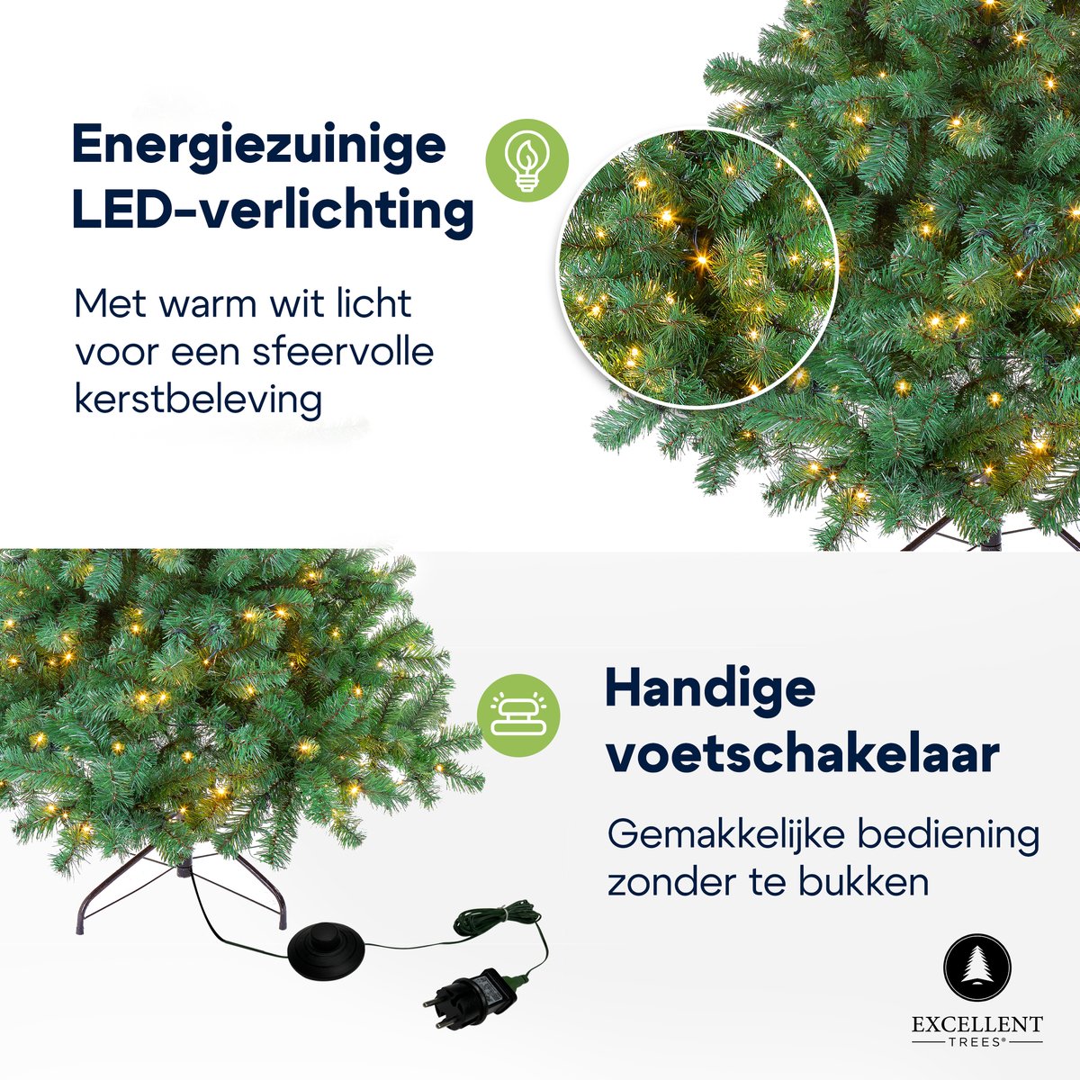 Excellent Trees Stavanger Kerstboom LED 240 cm