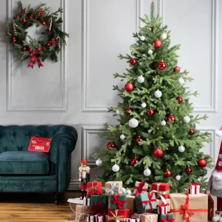 FairyTrees Kunstkerstboom FT32 Bavarian Fir 180 cm