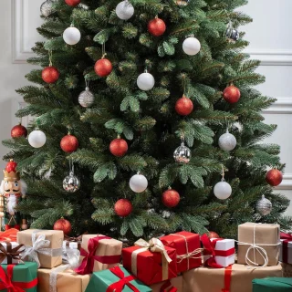 FairyTrees Kunstkerstboom Nordmann 220 cm