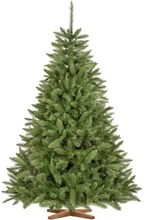 Famanu kunstkerstboom 180 cm spar met houten standaard