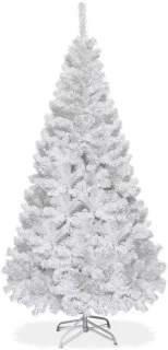 Famanu kunstkerstboom 180 cm wit met sneeuw