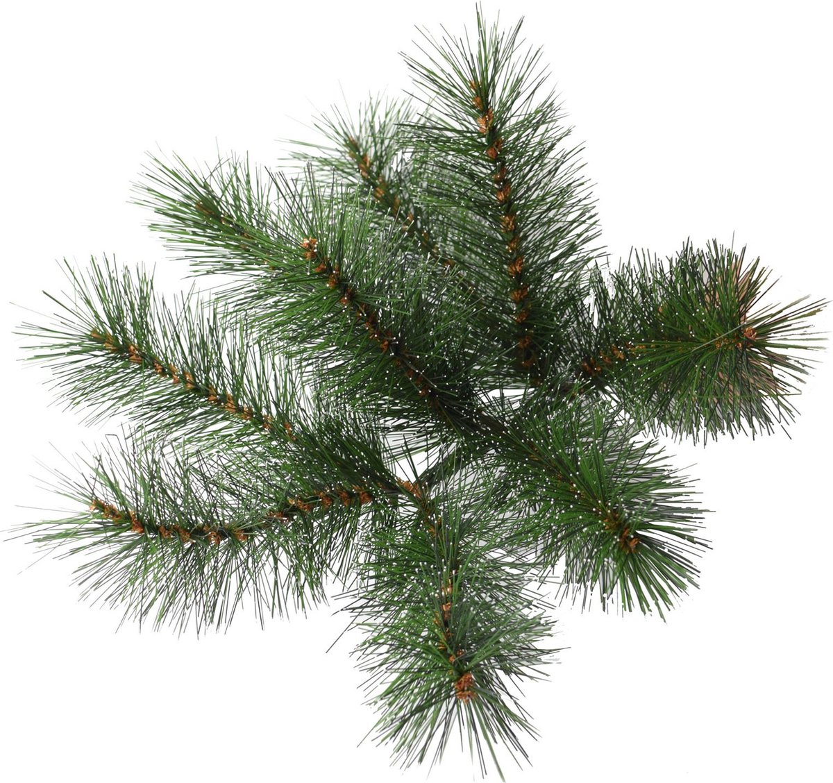 Famiflora Frosted Alpine kunstkerstboom 225 cm groen