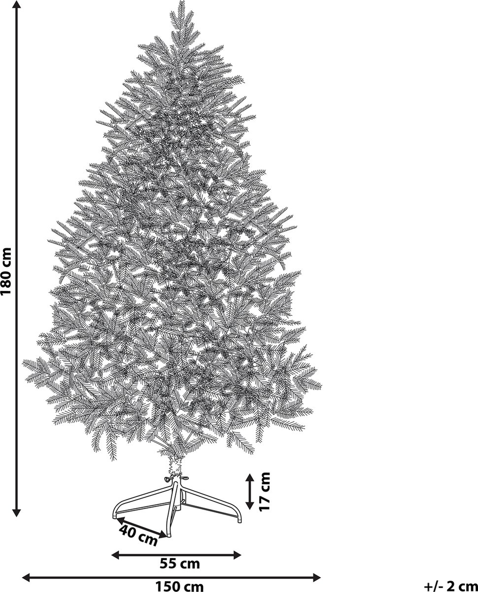 FARNHAM Kerstboom roze 180 cm