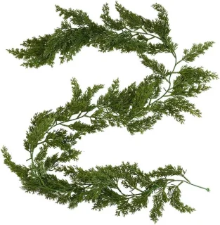 Faux cedar pine garland 180cm