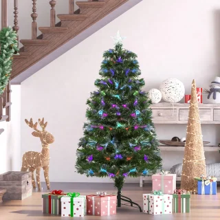 Fiber Optic Kerstboom 120 cm - Groen