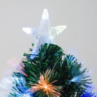 Fiber Optic Kerstboom 120 cm - Groen