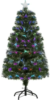 Fiber Optic Kerstboom 120 cm - Groen