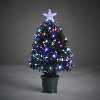 Fiber Optic Kunstkerstboom 60 cm