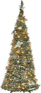 FIRVANA - besneeuwde kunstkerstboom - wit
