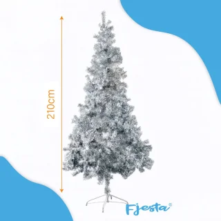 Fjesta Kunstkerstboom 210 cm Zilver