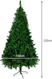 ForDig Kunstkerstboom Metalen Standaard 220 cm Groen