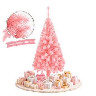 Froadp kunstkerstboom 210 cm roze