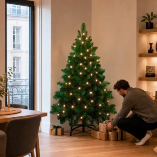 Froadp kunstkerstboom met ingebouwde ledverlichting