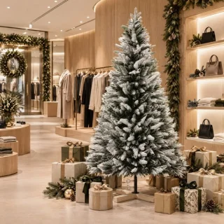 Froadp kunstkerstboom met sneeuwlaag, 2,25 m