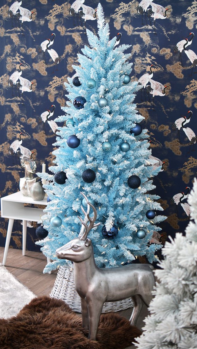 Funky Baby Blue Kunstkerstboom 183 cm Pastelblauw