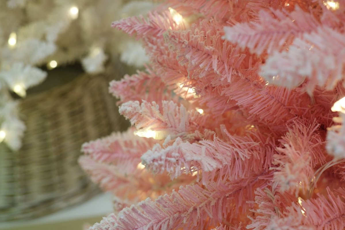 Funky Pink kunstkerstboom 183 cm roze