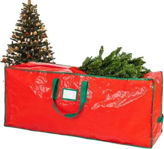 Generiek Kerstboom Opbergzak 122x38x51 cm Rood