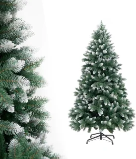 Gevlokte kunstkerstboom 180 cm
