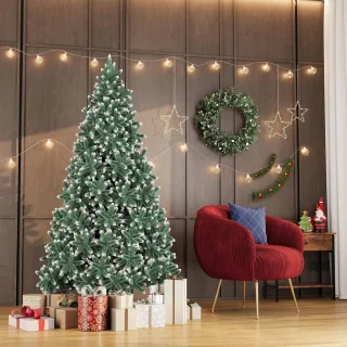 Gevlokte kunstkerstboom 180 cm