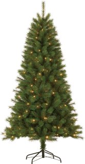 Giftsome Kunstkerstboom 180 cm LED Metalen Voet