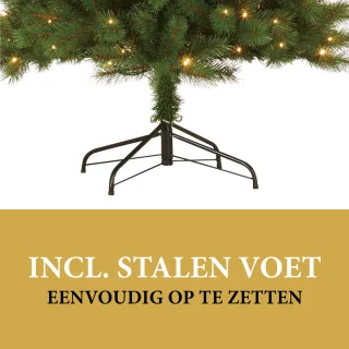 Giftsome Kunstkerstboom 180 cm LED Metalen Voet