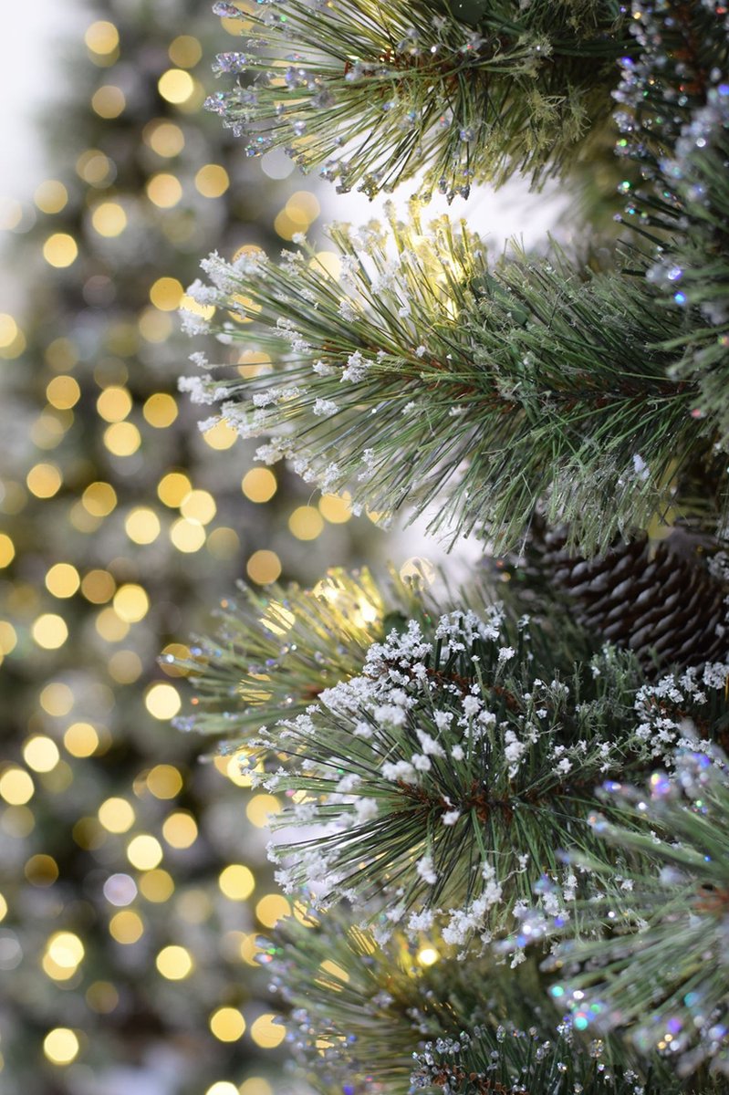 Glittery Bristle kunstkerstboom 183 cm groen