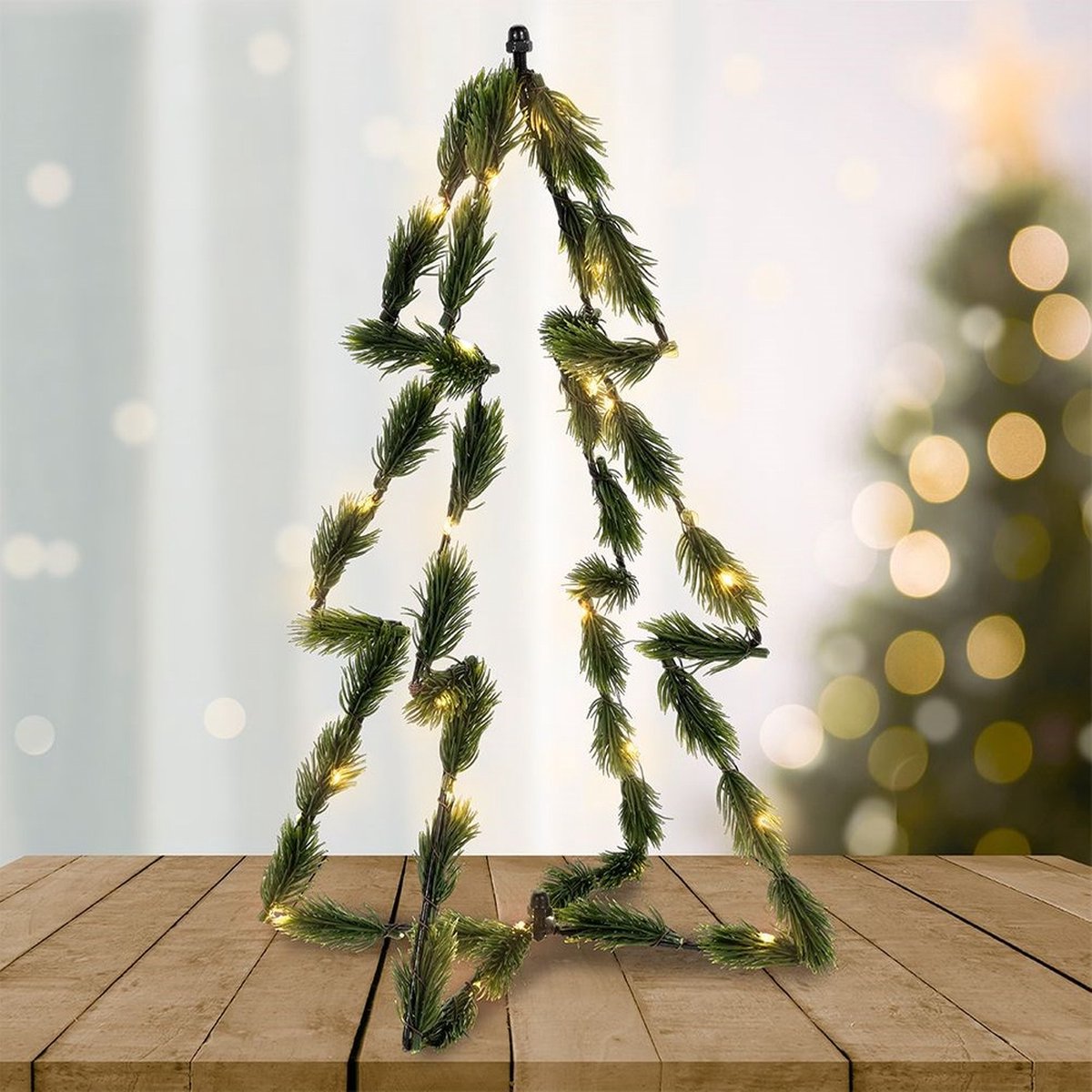 Gloeiende Kunstkerstboom Groen 40 cm 30 LED