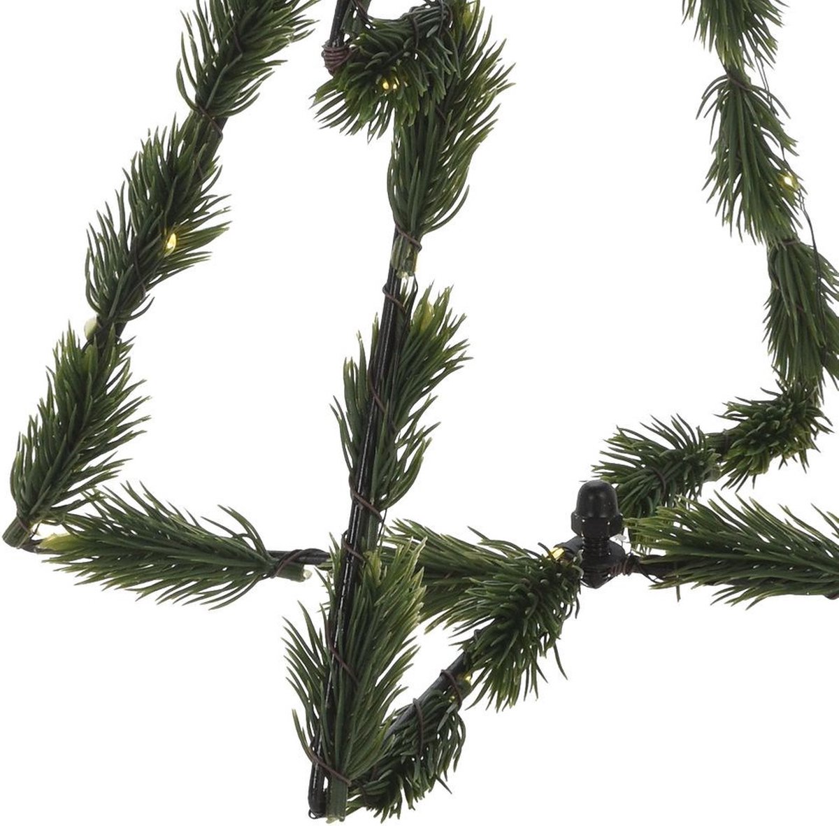 Gloeiende Kunstkerstboom Groen 40 cm 30 LED