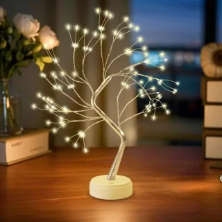 Gouden takken LED-kerstboom