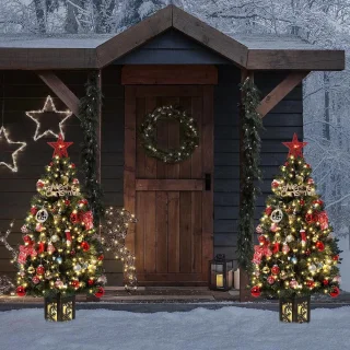Green Pot Prelit Kunstkerstboom 145 cm