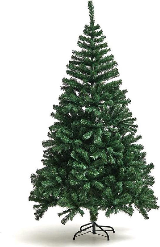Groene kerstboom 1.5M kunstkerstboom met metalen standaard