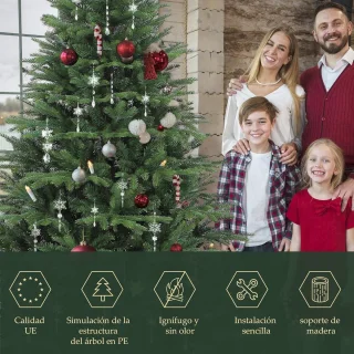Groene kunstkerstboom