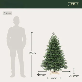 Groene kunstkerstboom