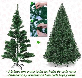 Groene kunstkerstboom