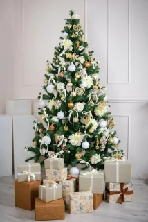 Groene kunstkerstboom