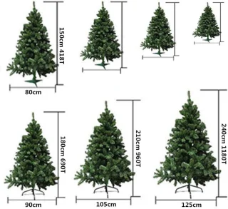 Groene kunstkerstboom
