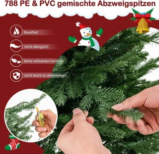 Groene kunstkerstboom
