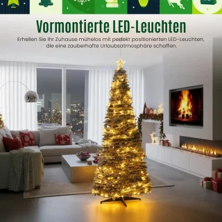 Groene kunstkerstboom