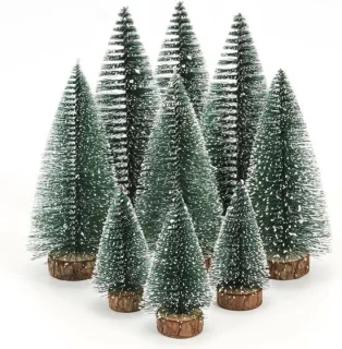Groene mini kerstbomen - kunstkerstboom - 10/15/20 cm