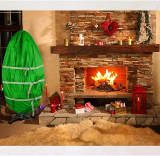 Grote kerstboom opberghoes
