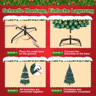 Grote Kunstkerstboom 240 cm - Standaard