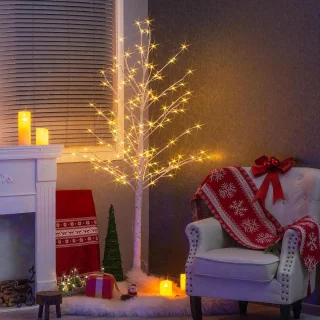 Grote verlichte kerstboom - multicolor - 1,8 m
