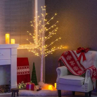 Grote verlichte kerstboom - multicolor - 1,8 m