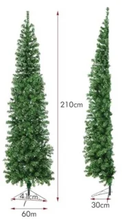 Half Christmas Tree 210 cm