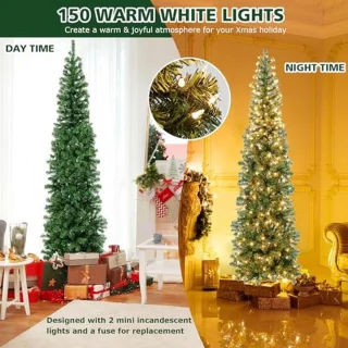 Half Christmas Tree 210 cm - Half Tree