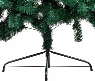 Halve kunstkerstboom PVC 150 cm