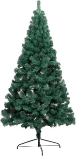 Halve kunstkerstboom PVC 150 cm